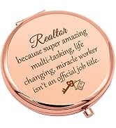 Realtor Gifts for Women Closing Gifts for Realtor Appreciation Gifts Folding Makeup Mirror Thanks...