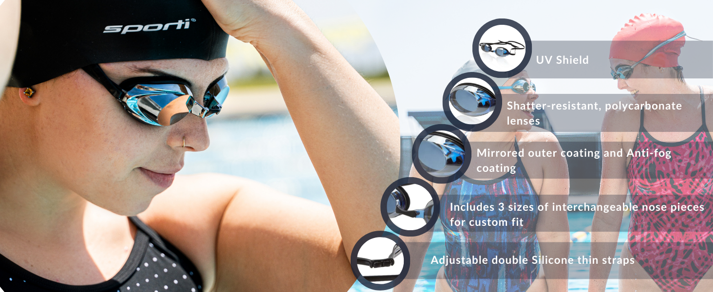 Swim S2 Mirrored swim goggle