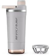 PROCHAIN Insulated Stainless Steel Shaker Bottle, Metal Shaker Cup for Protein Shakes with Storag...