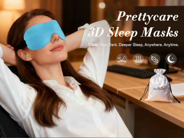 3D Sleep Mask 2 Pack