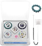INDIVSHOW The Design Bracelet Bead Board with Clear Cover for Jewelry Bracelet Making Supplies
