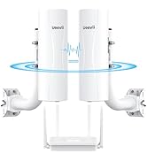 Point-to-Point Wireless Bridge System CPE688KIT, with WiFi 6 AX3000 Router, Adjustable Installati...