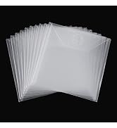 30Pcs 6.4x6.4'' Stamp and Die Storage Pockets Resealable Clear Plastic Seal Bags Storage Case for...