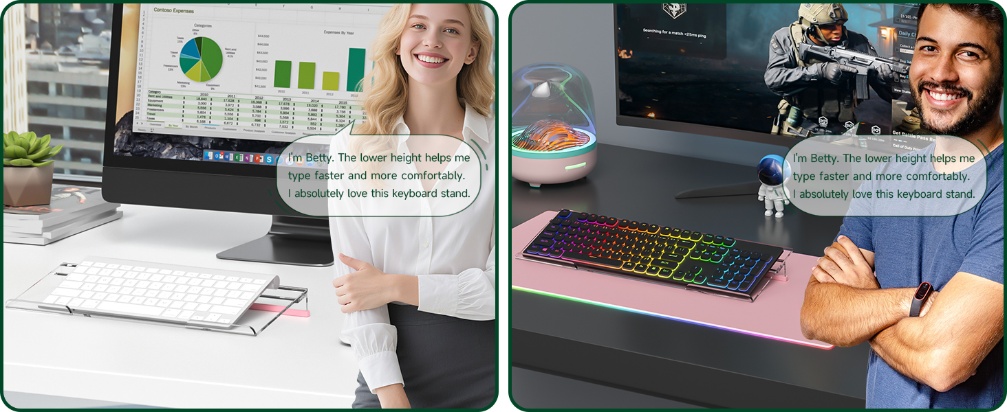 adjustable keyboard lifter for desk
