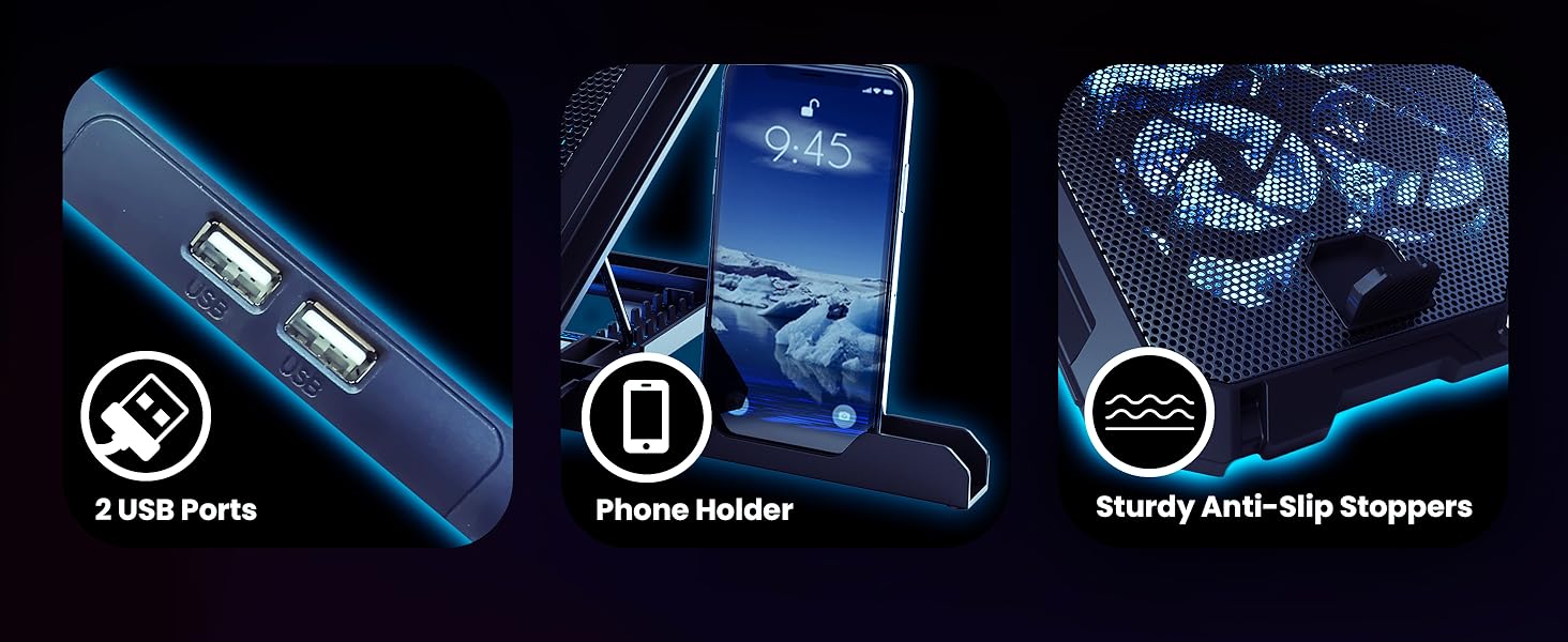 KLIM V8 Laptop Cooling Pad