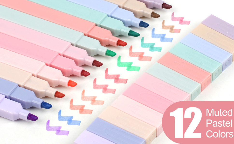 Pastel Highlighter Set, Aesthetic Highlighters, Bible Highlighter, Cute Highlighters