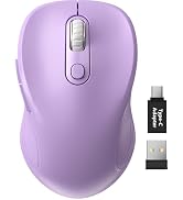 Trueque Wireless Mouse for Laptop, 2.4GHz Ergonomic Computer Mouse with Back & Forward Buttons, 3...