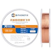 0.02mm 120M Phone Motherboard Soldering Jump Wire Pure Copper Non-Insulated Conductor Wire for Mo...