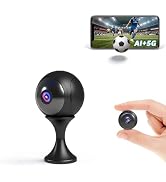 Indoor Camera Wireless-4K Mini Nanny Cam Spy Hidden Camera,Dual-Band WiFi(2.4G&5G),AI Motion Dete...