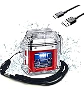 SKRFIRE Arc Lighter Flameless Electric Lighter Waterproof Rechargeable USB Lighter Plasma Lighter...
