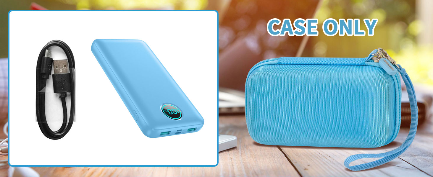 LOVELEDI charger power bank Travel Case