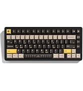 COSTOM PBT Keycaps, Cool Custom Keyboard Keycaps 60 75 65 100 Percent, Shine Through Keycaps Set,...