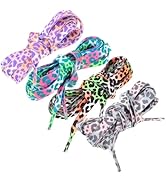 TENDYCOCO 4 Pairs Sports Shoelaces Casual Shoe Ties Shoes Laces for Outdoor Shoelaces Replacement...