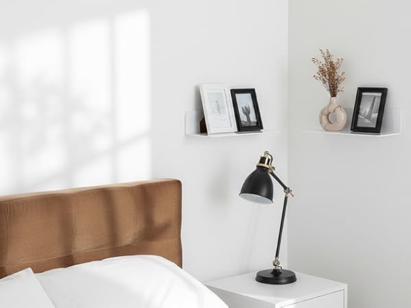 wall shelves for bedroom