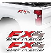 Smeyta 2PC FX4 Off Road Decal Replacement Sticker for F150 Bedside F Truck Super Duty F250 F350 F...