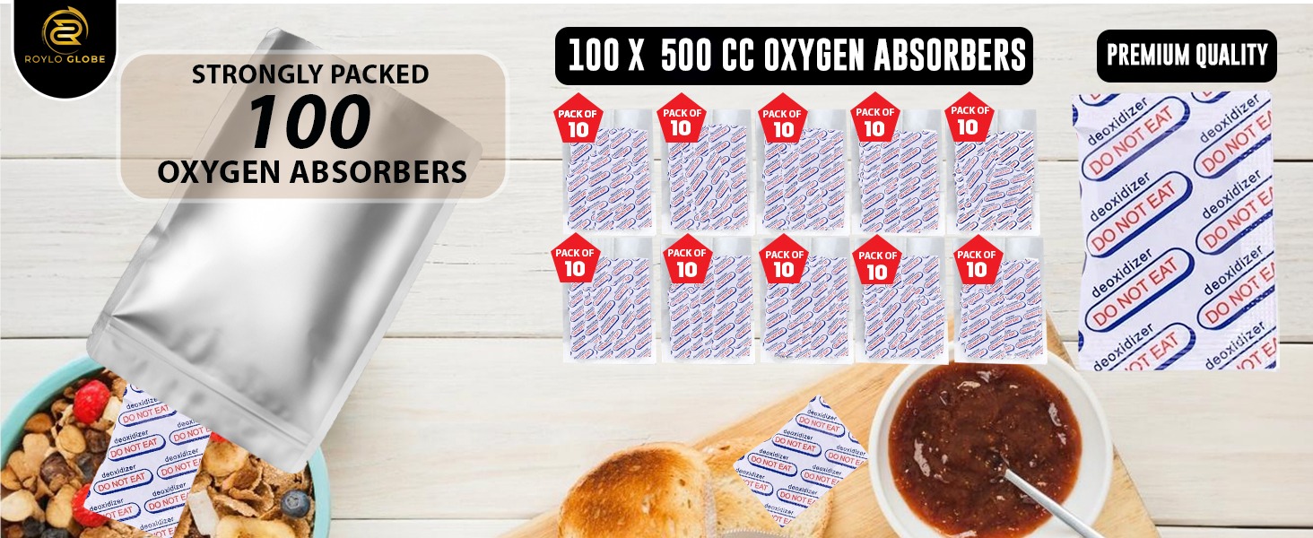 mylar bags, mylar bags with oxygen absorbers, oxygen absorbers for food storage,