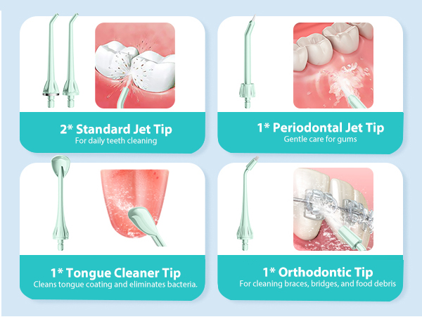 Selección de dientes dentales Flosser de agua COSLUS Water Dental Flosser Teeth Pick