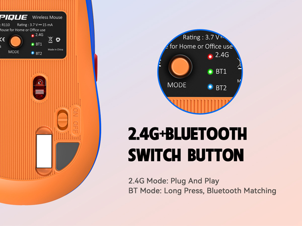 RAPIQUE R110 Bluetooth Mouse for laptop