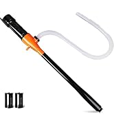HORUSDY Battery Portable Battery Operated Gas & Water Pump, Powered Fuel Transfer Pump, 2.2GPM Ga...