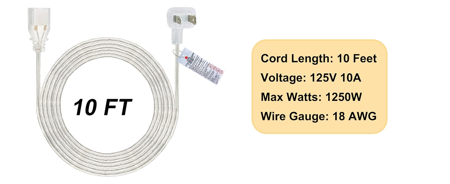 10ft extension cord