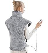 Bedsure Heating Pad for Neck and Shoulders and Back - Birthday Gifts for Women Men Mom Mens, FSA ...