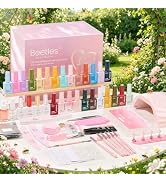 Beetles 64Pcs Gel Nail Kit with U V Light and Nail Tips -25 Color HEMA-FREE Gel Polish Set Sunday...
