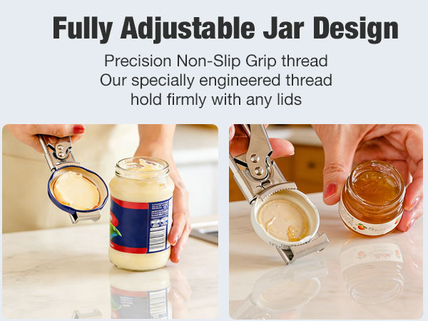 fully adjustable jar design