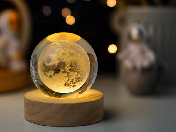 2.3IN CRYSTAL BALL FIGURINES