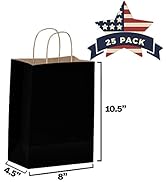 Black gift bags