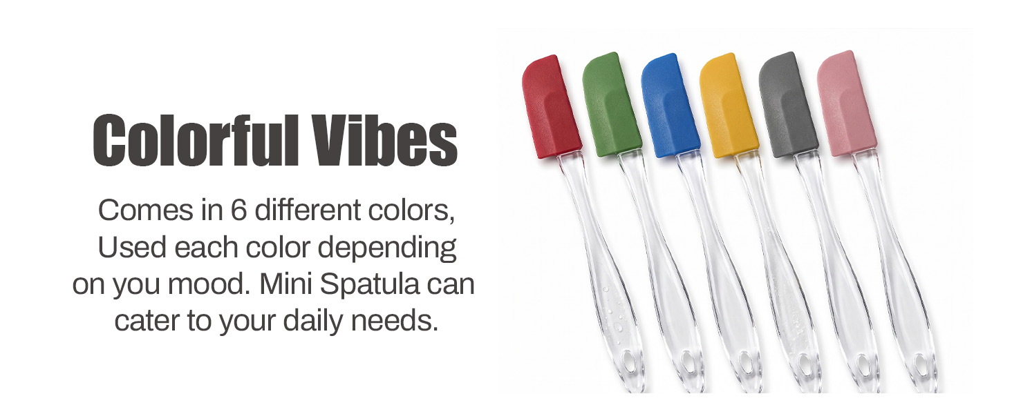 B01MV7EHEQ - Mini Silicone Spatulas