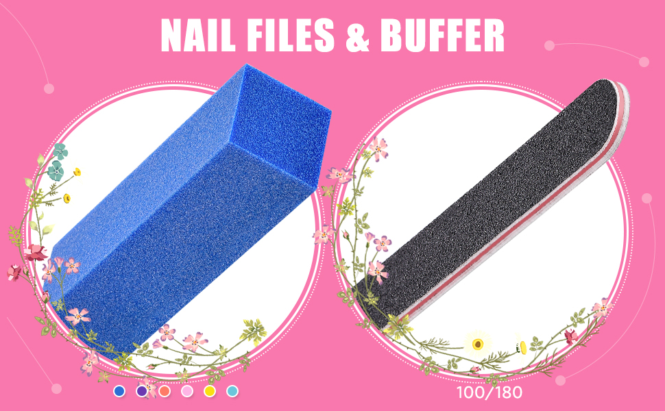 Nail file and Buffer