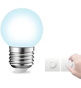 Dimmable LED Light Bulbs Small Bulb G45 Globe E26 Base | 5W=40W Daylight Full Spectrum | 95+ CRI ...