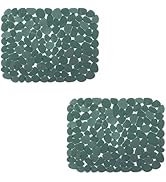 Yiter Sink Mat, 2Pcs Adjustable PVC Pebble Sink Protector for Stainless Steel or Porcelain Sink, ...
