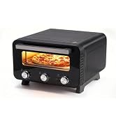 NEWBULIG Electric Pizza Oven Indoor Countertop, Makes 12.6-Inch Pizzas in Minutes, Heats up to 75...