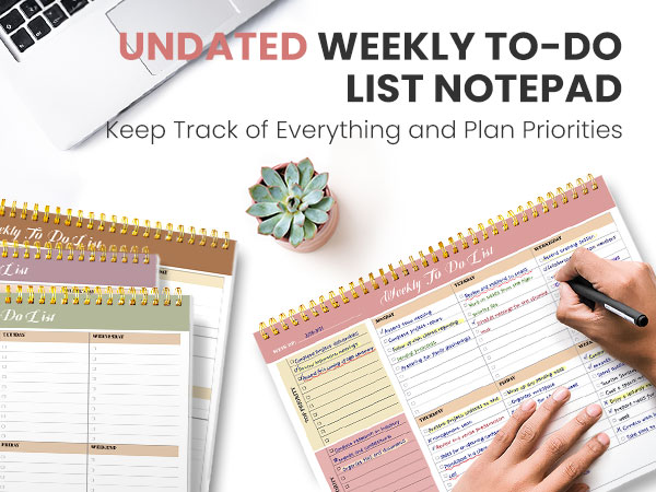 weekly planner notepad