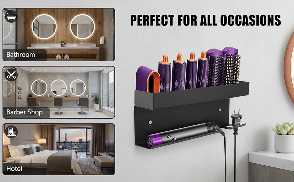 Curling Iron Holder Organizer