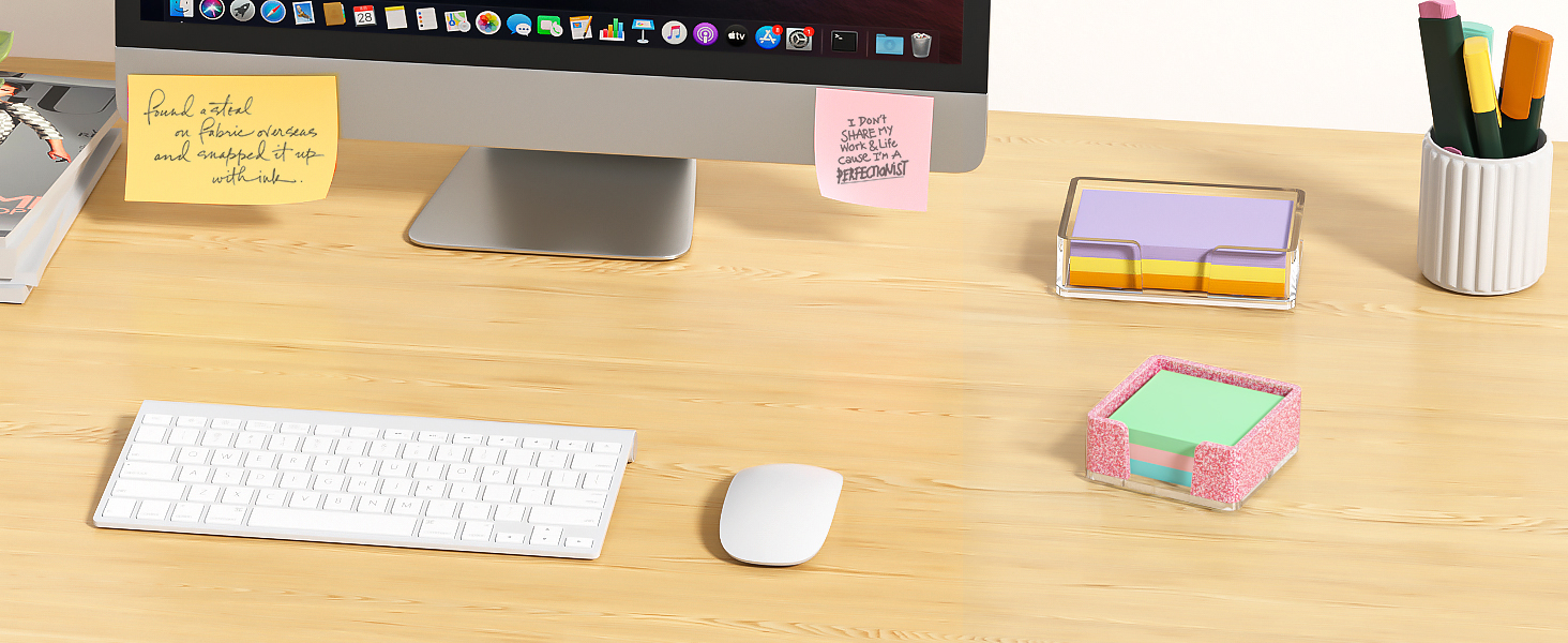 cute post it dispenser for desk