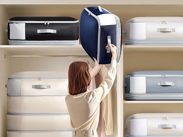 comforter bags bedding organizer storage for comforters and blankets