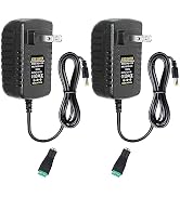 Yiliaw DC 12V 2A Power Supply Adapter, 100-240V Transformer AC to DC 24W Input with 5.5x2.5mm DC ...