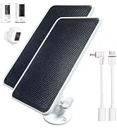JJMASEE Solar Panel for Ring Cameras, Outdoor Solar Charger for Ring Spotlight Cam Plus/Pro (Batt...