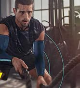 Sparthos Arm Compression Sleeves - Aid in Recovery and Support Active Lifestyle - Innovative Brea...