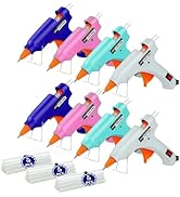 Hot Glue Gun Kit: Mini Hot Glue Guns Kit with 30 Sticks Melt Glue Gun Craft for Kids School DIY A...