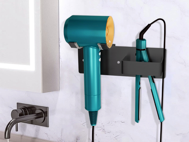flat iron holder wall mount