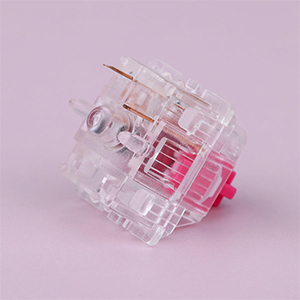 GATERON-Aliaz Silient Pink Switches Set Pre Lube 5 PinsKeyboard Switch MX Mechanical Keyboard