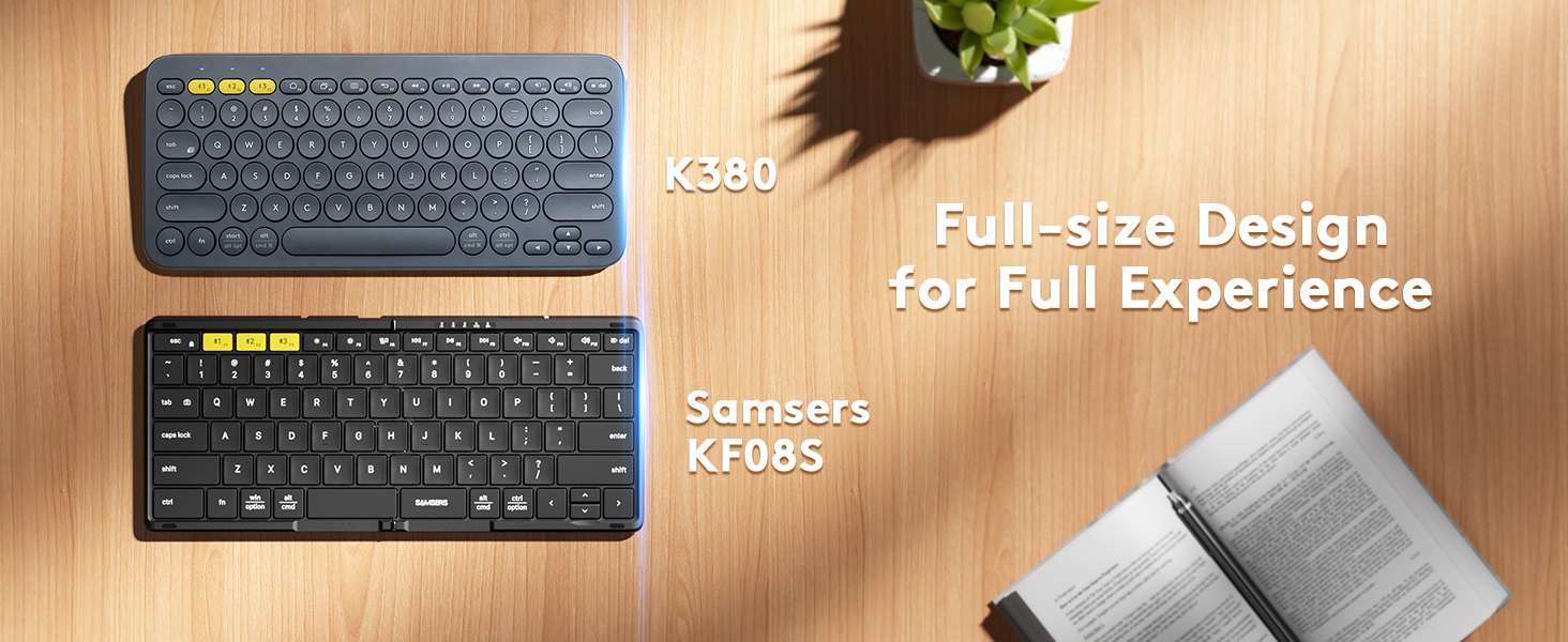 full size foldable keyboard