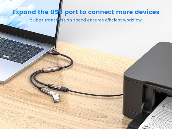 Double USB Adapter