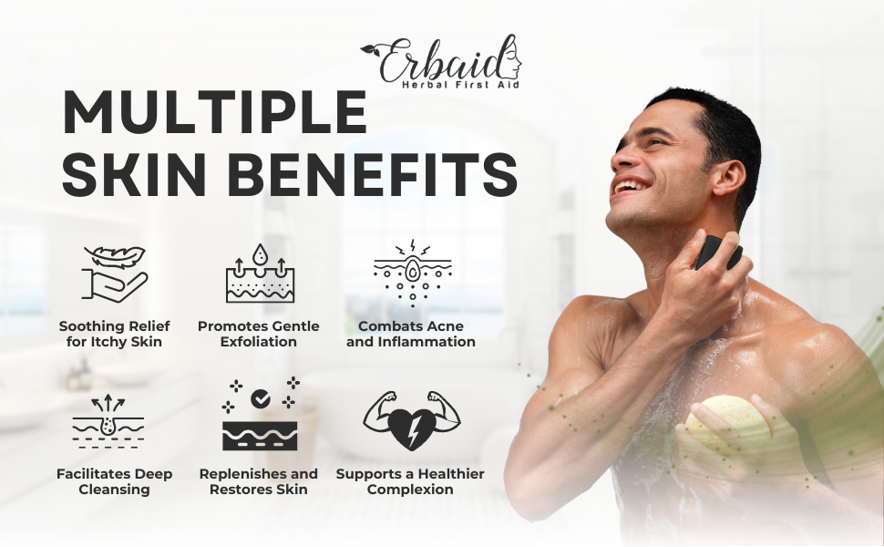natural pine tar soap bar men women face body wash exfoliating hydrating itch relief itchy skin