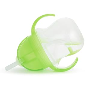 Any Angle Weighted Straw Trainer Cup, 7oz, Green