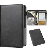 EcoVision Server Books for Waitress,Leather Waiter Book with Zipper Pocket, Server Booklet Restau...