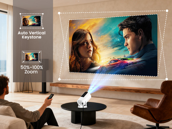 projector with auto keystone